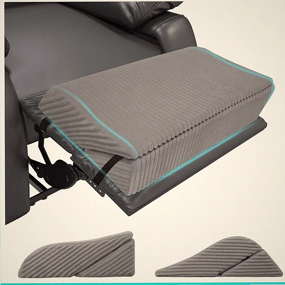 Recliner Leg Rest Cushion, Recliner Footrest Extender Pillow with Removable C...